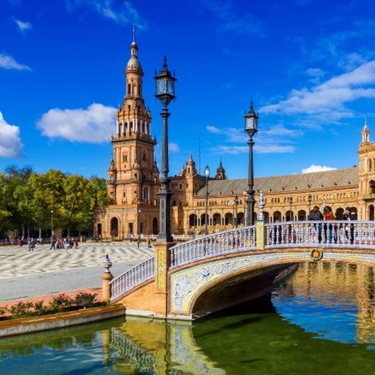 Plaza de España en Sevilla.